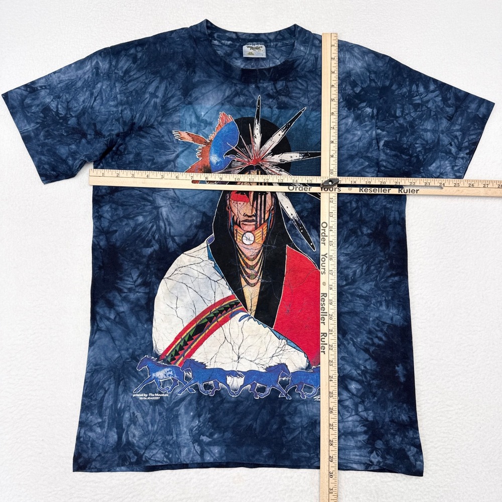 Vintage Tennessee River Gold Shirt‎ Mens Size Large Mountain Native American 90s - Picture 10 of 12